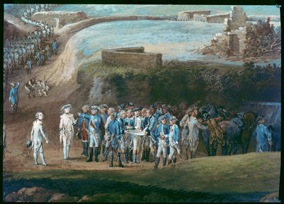 The Siege of Yorktown (detail) by Louis Nicolas van Blarenberghe